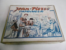 RARE PETIT JEU ANCIEN IMPRIMERIE "JEAN PIERRE IMPRIMEUR" - VINTAGE - 13 x 10 cm
