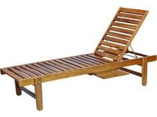 Chaise Longue Bois Vigor Mod. Selene 190x60 CM