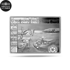 France, 10 Euro, LA PERSISTANCE DE LA MEMOIRE, 2021, DALI, FDC, Argent