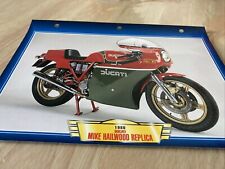 Ducati 900 MHR Mike Hailwood 1980 fiche carte moto passion collection Atlas