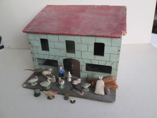 Ferme bois peint avec - ferme,