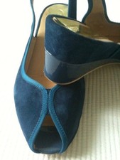  SANDALES -TALONS COMPENSÉS - POINTURE 39,5- ENVOI FRANCE GRATUIT