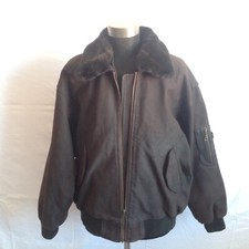 BLOUSON VESTE HOMME_ CUIR _ AVIATEUR _ T.L _ ( VH02/09/7-20P )