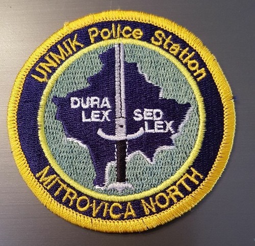 écusson unmik gendarmerie - écusson,