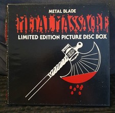 METAL MASSACRE Compil boxset 5xlp Picture Disc Metallica Slayer  RARE!!