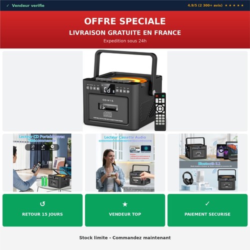 Greadio lecteur portable - lecteur, cd