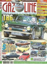 GAZOLINE N°259 TRIUMPH TR6 PI / FIAT 1400 B / AUTOBIANCHI Y10 4WD / PEUGEOT 301D