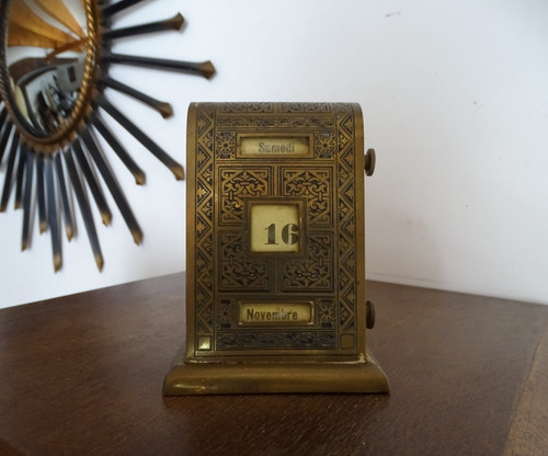 Calendrier perpetuel art deco - art,