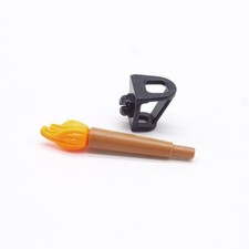 43581 Playmobil Porte Torche Noir System X avec Torche