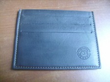 Beau porte-cartes Philippe Serres en cuir marron à 6 emplacements neuf