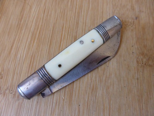 Couteau pliant ancien tonneau - couteau,