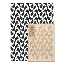 Pochoir en plastique réutilisable // sans couture - 65x95cm // Teardrop