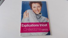 explications tricot Bergère