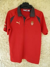 Polo A.S MONACO PUMA shirt rouge maglia S