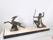 Sculpture art déco - sculpture, diane
