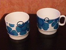 Mug Tasse Arcopal design années 70's vintage 1970 seventies 