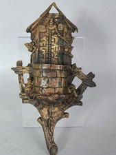 Ancien pyrogène bronze 2 souris autour d'un puit Bel état. B642