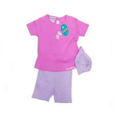 Ensemble court été bébé fille 3 pièces, short et chapeau lilas Cerise Top 6 - 23 mois