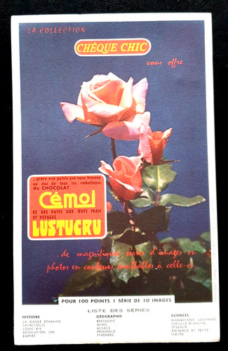 Buvard chocolat cémoi - buvard,