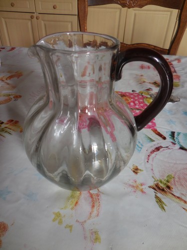 Ancien pichet verre - ancien, en