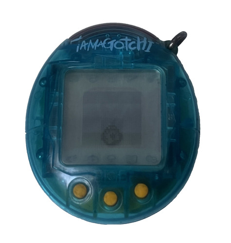 Tamagotchi 2004 bandai blue - tamagotchi,