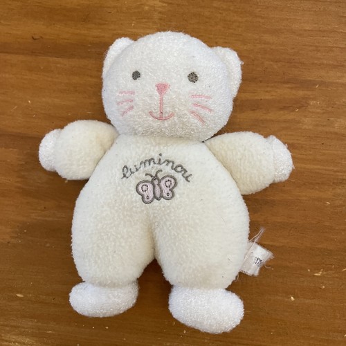 Doudou peluche chat blanc - doudou,