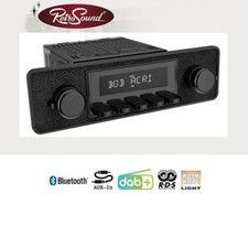 RETROSOUND RSD-BLACK-1DAB-1 Bluetooth 1-DIN DAB Autoradio Oldtimer US Cars