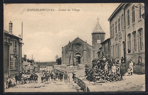 Cpa jeandelaincourt centre du - cpa,