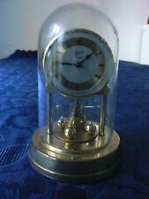 ANCIEN PETITE PENDULE SOUS GLOBE SCHATZ GERMANY QUARTZ COLLECTION HORLOGERIE