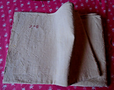 Nappe ancienne neuve lin à liteaux dite nappe de vendanges
