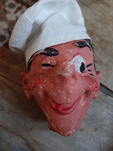 Tete cuisinier bouchon - tete,