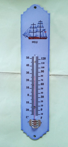 New enamel thermometer 30cm - new,