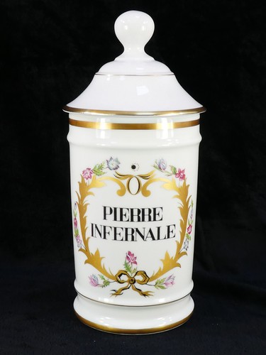 Pot pharmacie porcelaine - pot,