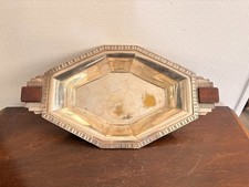 Ancien Plateau Plat Corbeille