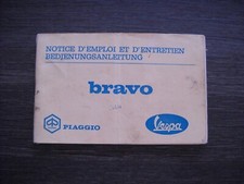 NOTICE D'EMPLOI ET D'ENTRETIEN PIAGGIO VESPA BRAVO