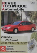 revue technique automobile RTA Citroën C5 diesel n°654 