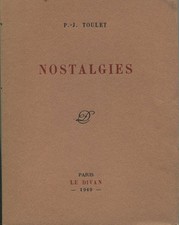 TOULET : NOSTALGIES. EDITION