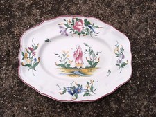 Plat france vieux strasbourg Décor Chinois Plate With Chinese Decor