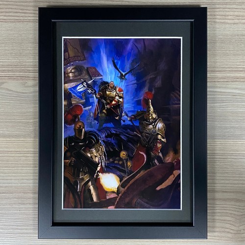 Adeptus custodes encadré art - adeptus,