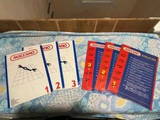 Lot 6 notices MECCANO - manuels EVOLUTION N° 1 2 3 - manuels Montage  N° 1 2 3.