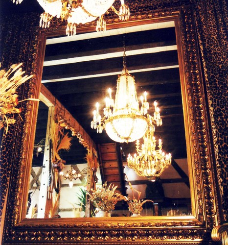 Château miroir bois - miroir, 2,8m