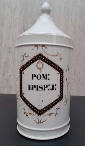 Rare pot apothicaire bayeux - pot,