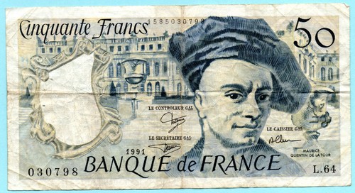 Billet france 1991 francs - billet,