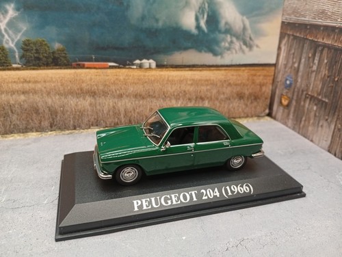 Peugeot 204 1966 vert altaya - 1966,