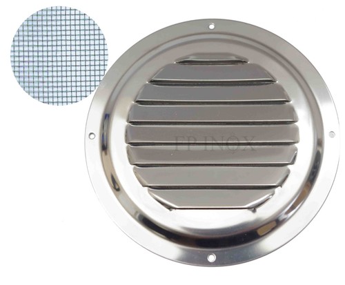 Grille inox ronde - inox, avec