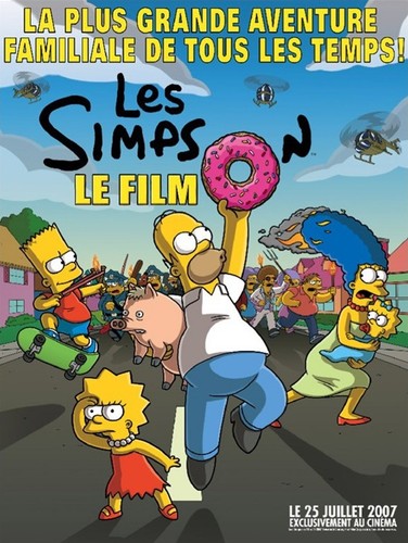 Les simpson affiche - les, cinema