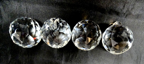 Lot boules lustre en - 4, de