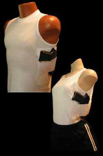 WOMENS CONCEALMENT T "WHITE" CONCEALED CARRY HOLSTER SIZE MED  SMALL LEFT HAND