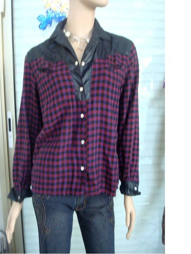 Chemise polaire western - polaire,
