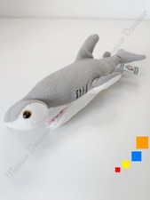 Peluche/Doudou Requin Marteau Gris Blanc 33cm Nature Planet Aquarium Océanopolis
